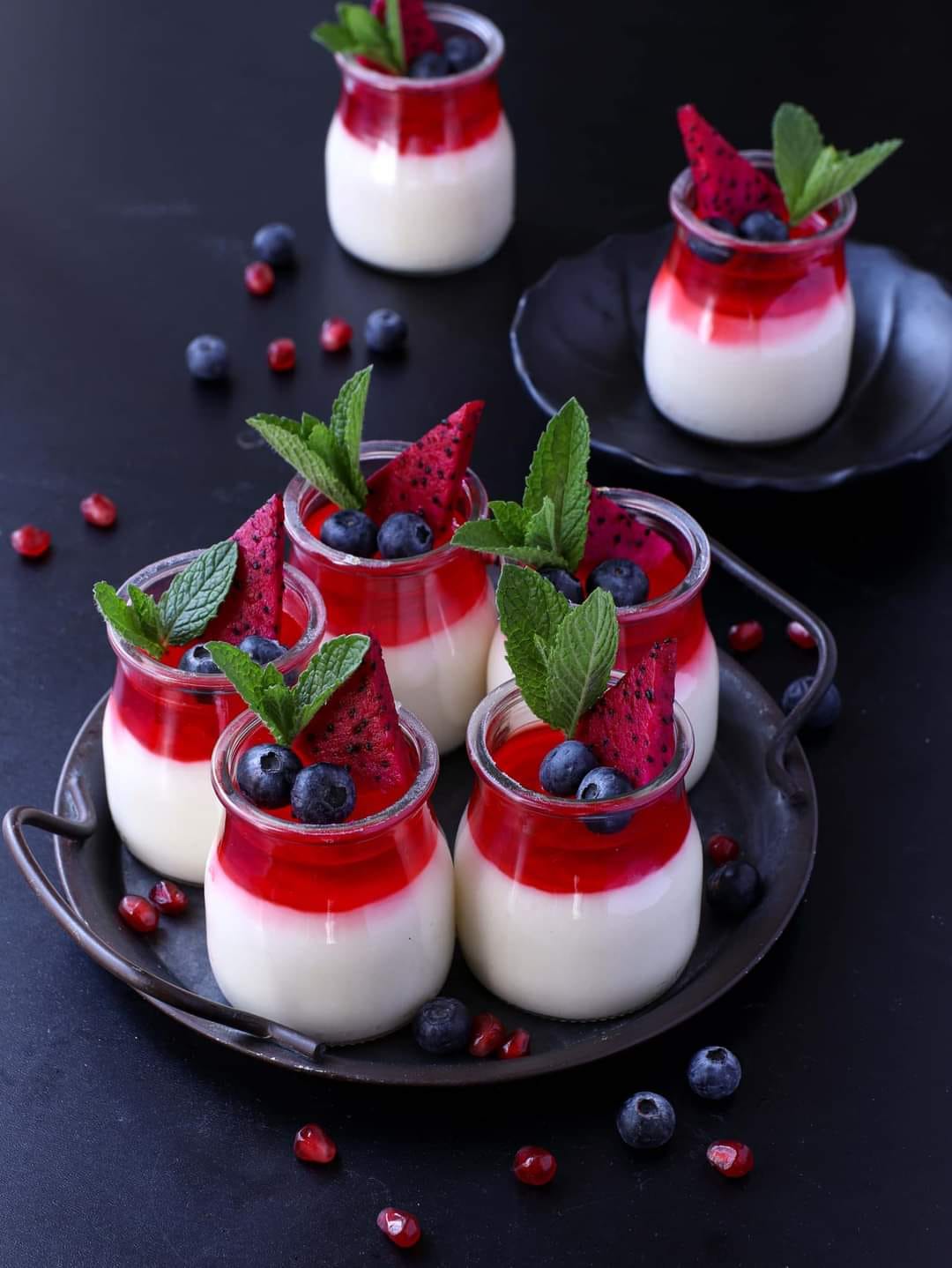 Tasty fruit desert